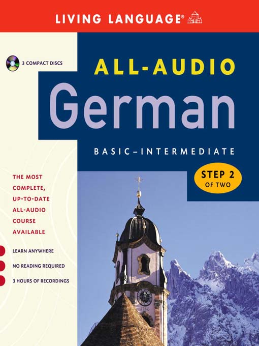 Title details for All-Audio German Step 2 by Living Language - Available